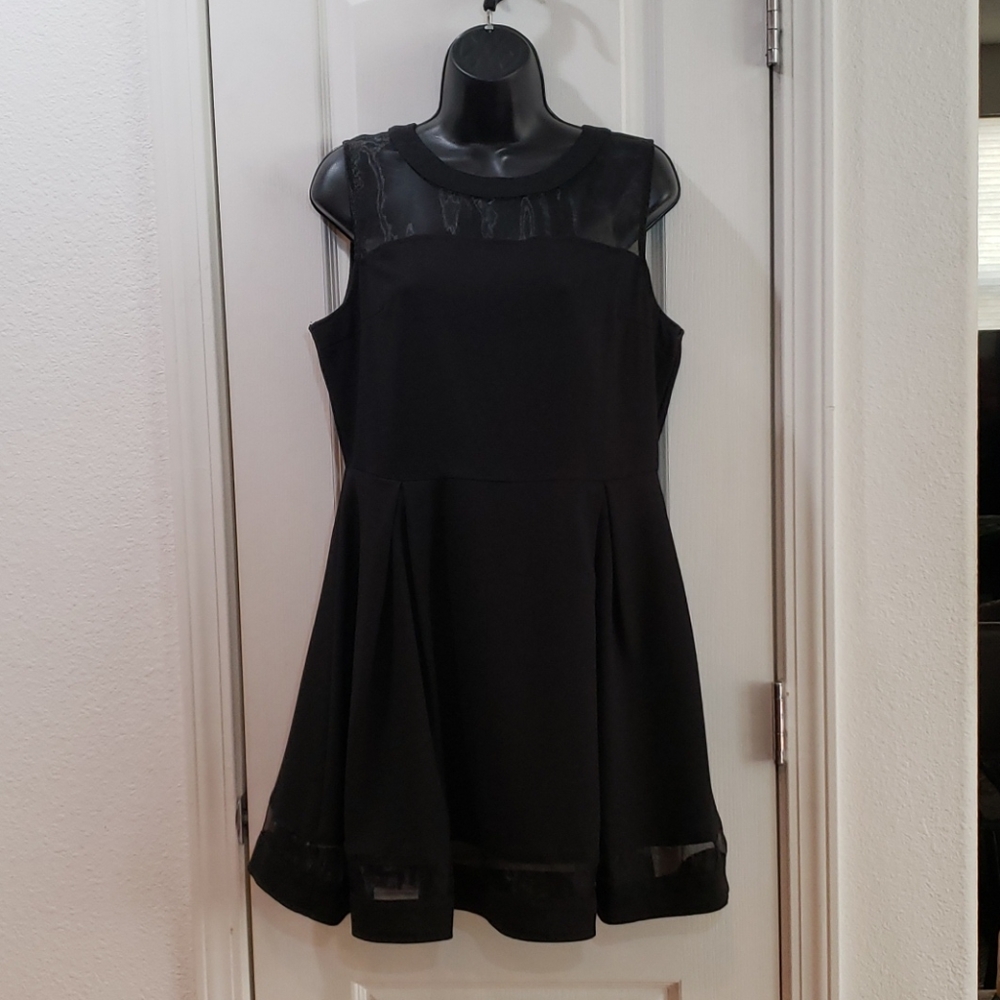 Umgee Lil Black Cocktail 🍸 Mini Dress L